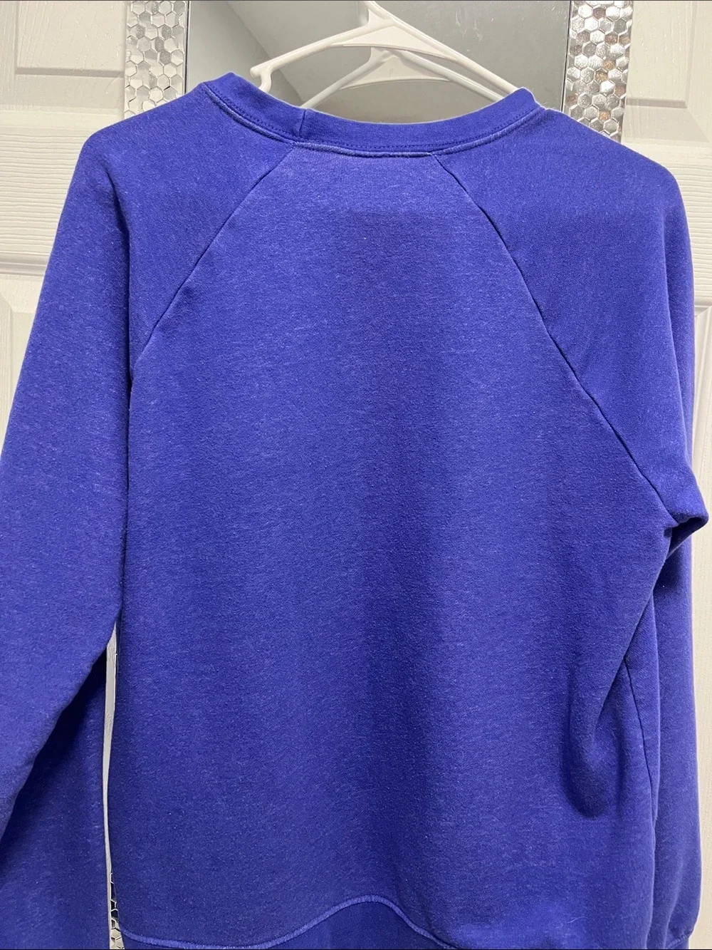 Nike Women’s Purple Crewneck Sweatshirt with White Logo